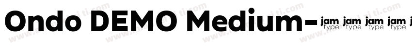 Ondo DEMO Medium字体转换